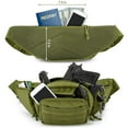 thumbnail image 2 of Aegis EDC Range Carry Fanny Pack Bag Waist Pouch with Adjustable Strap (Green), 2 of 5