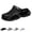 Black, variant on Oveltrix Summer Sandals,Summer Sneakers for Men & Women, Arch Support Clogs