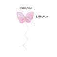 thumbnail image 3 of Iumwxz Pink Butterfly Cake Decorating Insert Wax Embroidered Ornament for DIY Birthday Dessert Table Baking Plates Mother's Day Party Decoration, 3 of 6