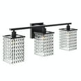 thumbnail image 4 of Aiwen Stylish 3-Light Dimmable Vanity Light Crystal Glass Shade Wall Sconce, 4 of 10