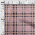 thumbnail image 1 of oneOone Georgette Viscose Fabric Tartan Check Printed Craft Fabric BTY 42 Inch Wide, 1 of 4