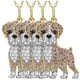 thumbnail image 1 of Collar DogNeck04 High Monaco MXKEG-004 4Pzas Boxing Dog Dorado Metal, 1 of 4