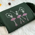 thumbnail image 2 of Halloween Dancing Skeleton Embroidered Sweatshirt, 2 of 5