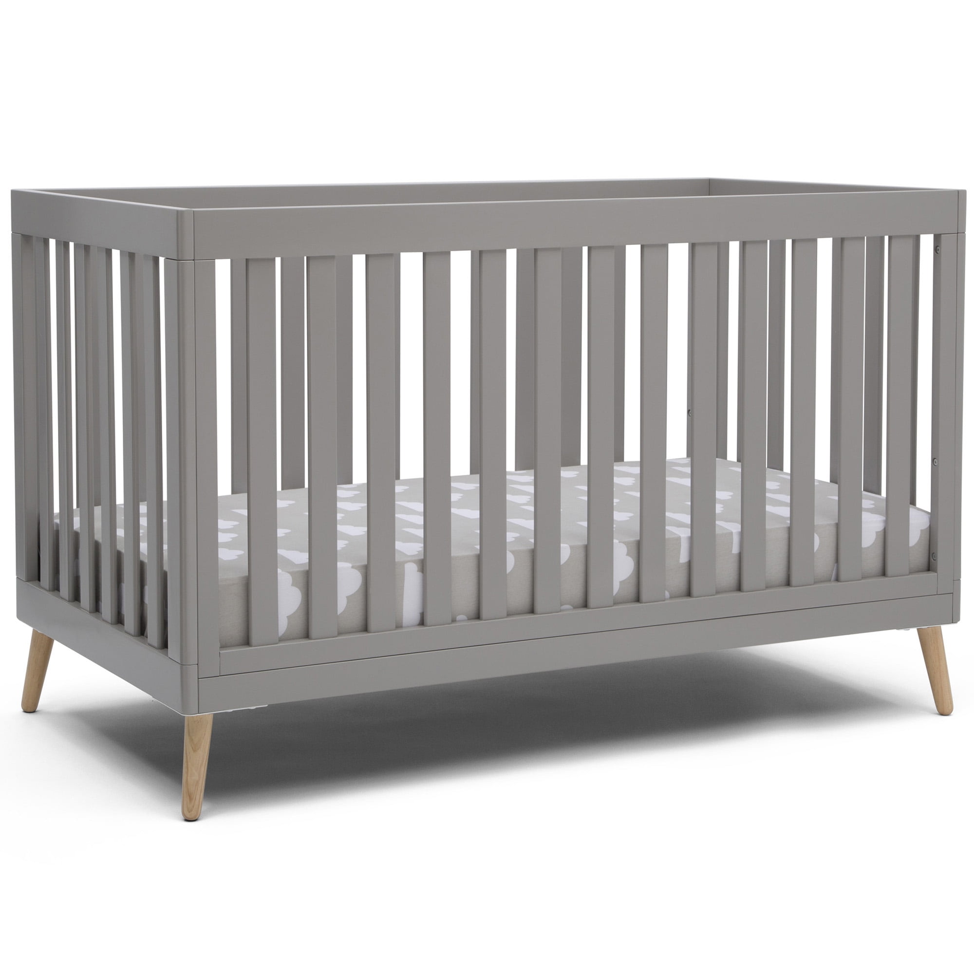 Buy Delta Children Essex 4in1 Convertible Baby Crib, GreyNatural Legs