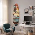 thumbnail image 4 of Surfboard Wall Shelf for Wall Decor & Storage, Vertical Floating Shelf, Decorative Beach Style Lack Wall Shelves, 4 of 6
