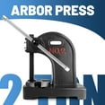 thumbnail image 4 of Lanfys Black Arbor Press 2 Ton, 8.5 Inch Maximum Height Arbor Press, Manual Desktop Punch Press Machine Black Metal Arbor Press Tool,for Stamping,Bending,Stretching,Forming, 4 of 7
