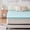 4 Inch, variant on Breathable Gel Memory Foam Mattress Topper, Cooling Soft Bed Topper with Larger-Pore Zones, Blue, Available in 1.5", 2", 3", 4" Thicknesses