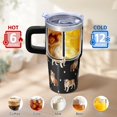 thumbnail image 6 of 20OZ Dog Design Travel Cup with Handle Double Wall Vacuum Insulated Tumbler Perfect Dog Lover Gifts Unique Birthday Christmas Presents for Dog Lovers Women Men Great for Office Home and Travel, 6 of 6