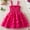 Hot Pink, variant on Lilgiuy Toddler Summer Birthday Party Dress Baby Girl Sleeveless Tulle Three-Dimensional Bow Sun Dresses for Family Day (Hot Pink,2-3 Years)
