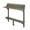 Gray Finish, variant on Cassie Outdoor Acacia Wood Balcony Bar Table