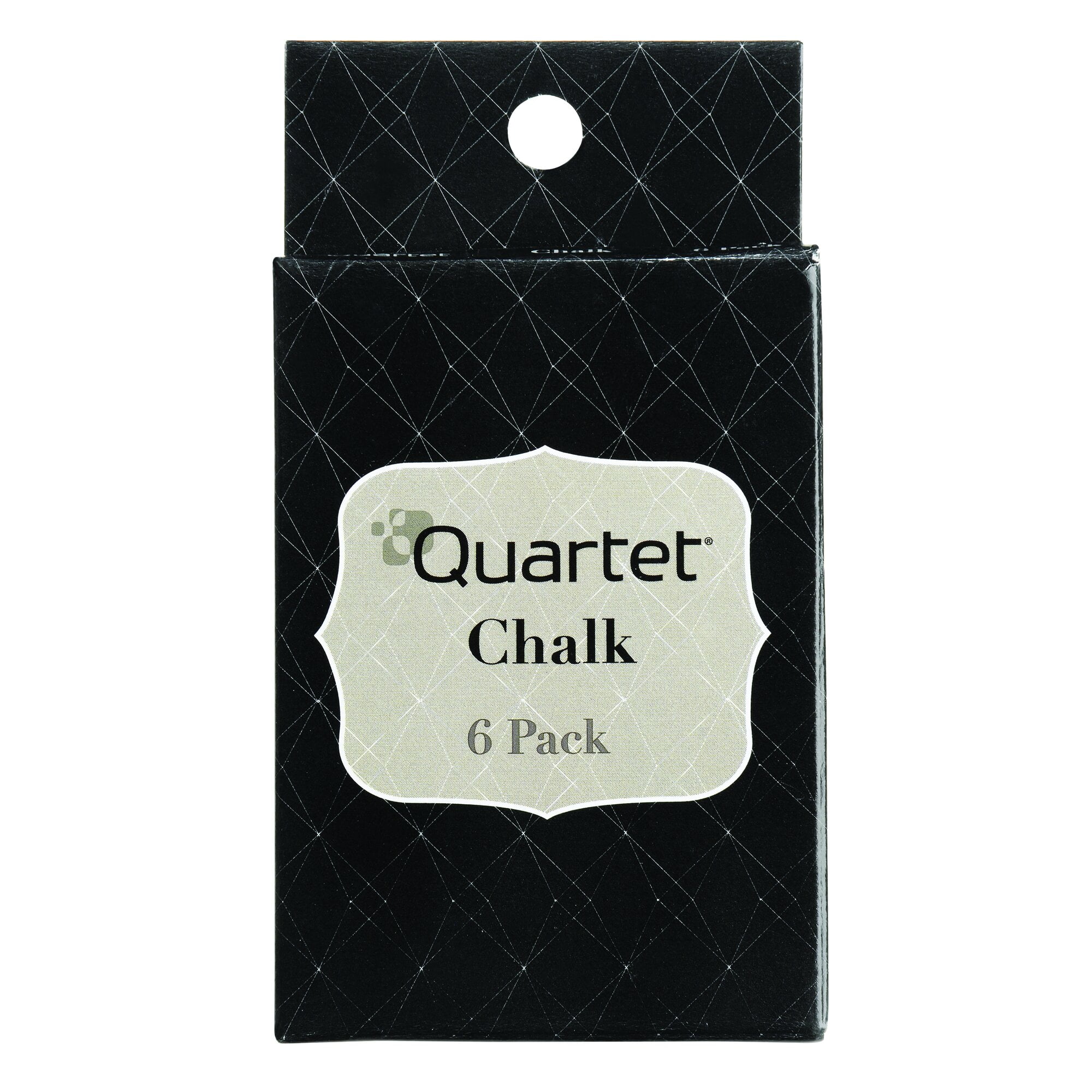 Quartet Chalk Sticks, White, 6 Pack