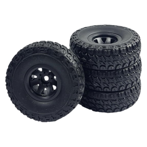 4 Pieces RC Car Tires Upgrade Replacement Part Vehicle Accessories Durable PP for LD18499 LD18401 Remote Control Cars
