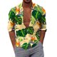 thumbnail image 1 of Camisas Vaqueras Para Hombre Camisas estampadas informales de manga larga para otoño e invierno para hombre, blusas superiores a la (Green, M), 1 of 5