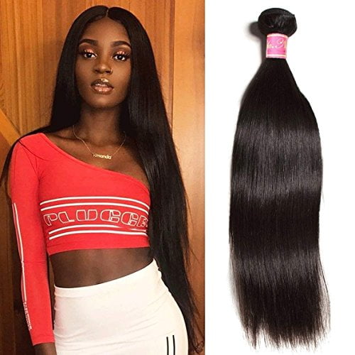 Nadula 8a Brazilian Straight Virgin Human Hair 1 Bundle Weave