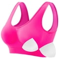 thumbnail image 2 of Sports Women's Bra Women'S Fashionable Sport Bra Breathable Underwear Large Size No Rims Seamless Thin Sports Yoga (With Breast Pads), Women's Bra L, 2 of 4
