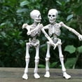 thumbnail image 6 of Fankiway Halloween Movable Skeleton Human Model Skull Full Body Mini Figure Toy , Decorations Skull Full Body Realistic Faux Human Skeleton Skull Decor, 6 of 8