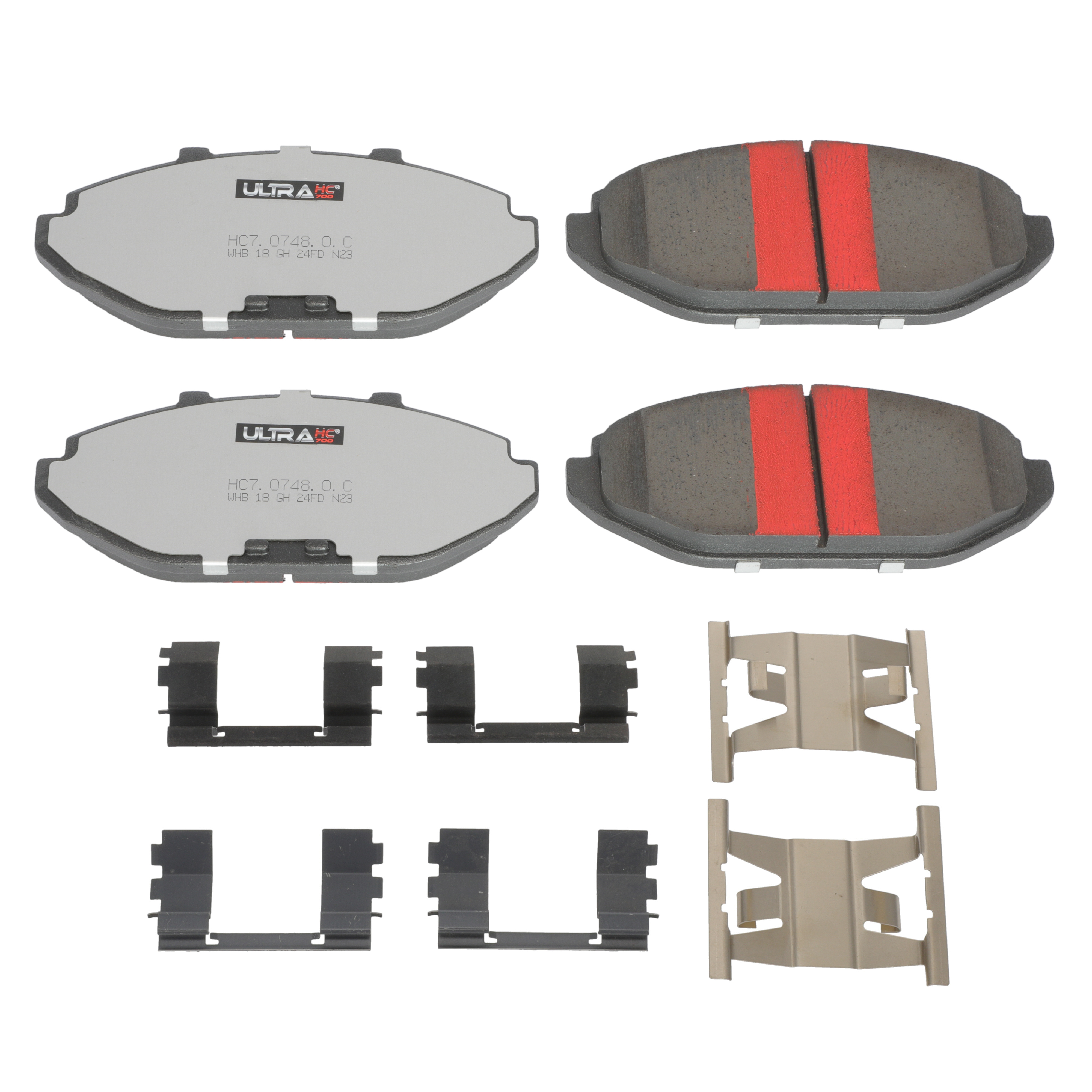 UltraHC 700 Brake Pad Set, Front HC7.0748.0.C, Ford Crown Victoria 2002-1998