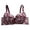 Purple, variant on Xuniizn Bras for Women Floral Printed Breathable Seamless Brasieres Para Mujer Push Up Full Coverage No Underwire Daliy Bras Gifts for Women