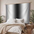 thumbnail image 3 of Black Grey White Tapestry for Bedroom Wall Hanging Tapestry, Farmhouse Ombre Color Modern Simple Ceiling Backdrop Tapestries Poster Blanket Wall Decor for Teens Room Living Room Dorm 51" x 59", 3 of 8