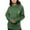 Green, variant on Malham Ladies Irish Triskele Yarn Dyed Hoody 100% Cotton Zipper Sweatshirt