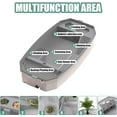 thumbnail image 4 of Small Turtle Tank with Lid, Acrylic Turtle Aquarium with Water Pump, Full View Visually Reptile Turtle Habitat, Easy to Clean and Change Water, Multi Functional Area, Medium, White, 4 of 12