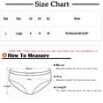 thumbnail image 2 of Bigersell Plus Size Panties Clearance Period Panties Women Seamless Panty Style P-115 Polyester Bikini Panties Ladies Thong Briefs High Waist Women's Bikini Panties Blue L, 2 of 4