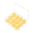 thumbnail image 2 of WHEANG Décoration pour la Maison 10 Paires de Bouchons d'Oreilles pour Dormir Bouchons d'Oreilles en Silicone Réutilisables et Moulables Bouchons d'Oreilles Doux à Réduction de Bruit Concert 40 dB Nrr (Multicolore) F Jaune, 2 of 9
