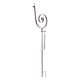 thumbnail image 3 of Herramientas y mejoras para el hogar Pluviómetro de vidrio para exteriores con estaca de metal, pluviómetro decorativo de caracol para decoración de jardín y patio., 3 of 8