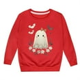 thumbnail image 3 of Tiijoy Big Girls Halloween Sweatshirt Graphic Cute Crew Neck Pullover, Sizes 9-10, 3 of 3