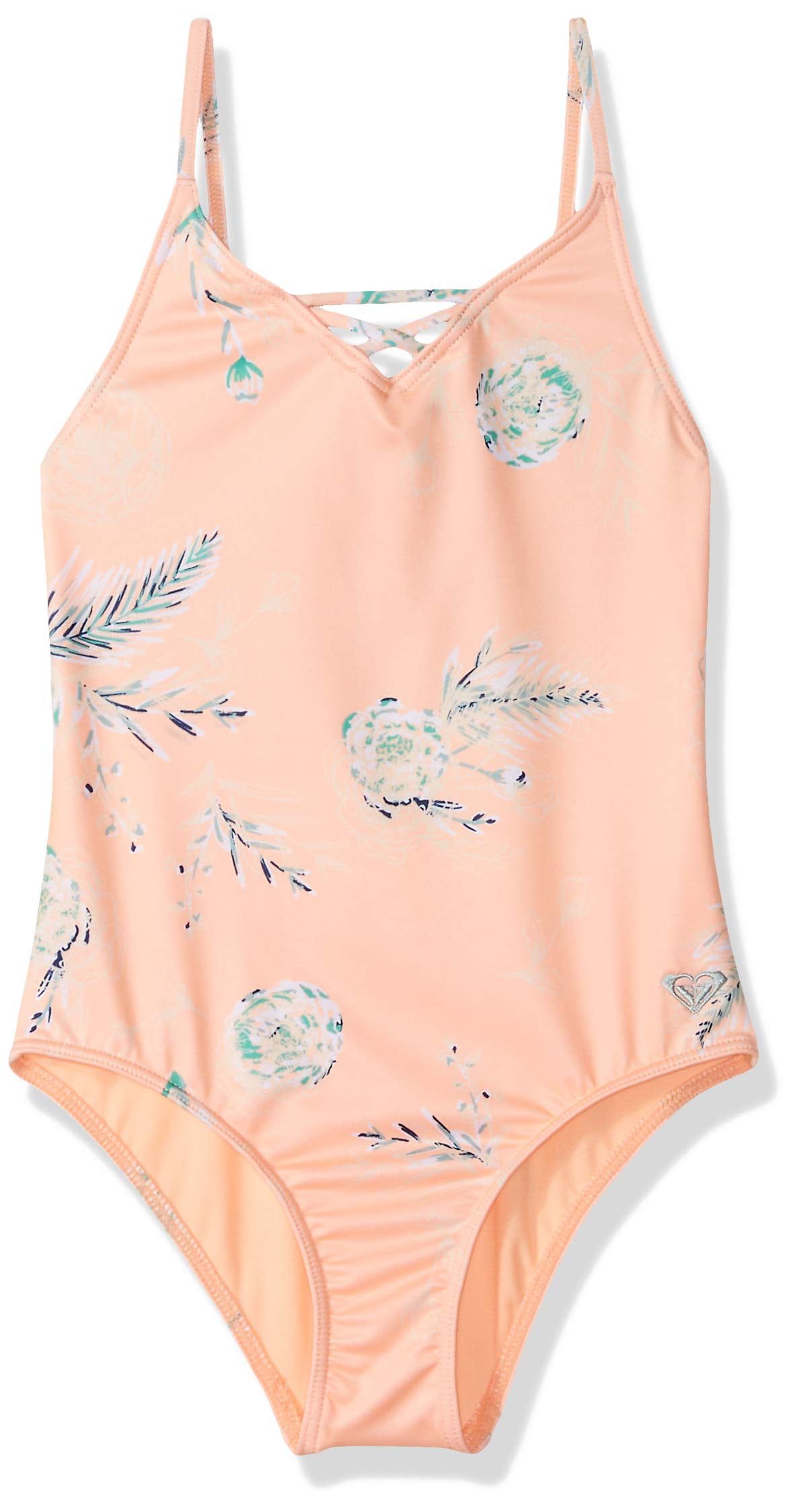  Roxy Swimwear  Girls Swimwear  Floral Print Adjustable 