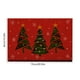 thumbnail image 3 of xihome Tapete navideño de polister decorativo, antideslizante, para cocina, baño o entrada. Medidas: 42 x 75 cm. Lavable., 3 of 6