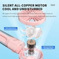 thumbnail image 5 of Mini Portable Water Misting Fan, Hanging neck fan,Powerful Handheld Fan USB Rechargeable,Personal Small Quiet Spray Water Mist Fan for Home School Office Outdoor Travel Use, 5 of 7
