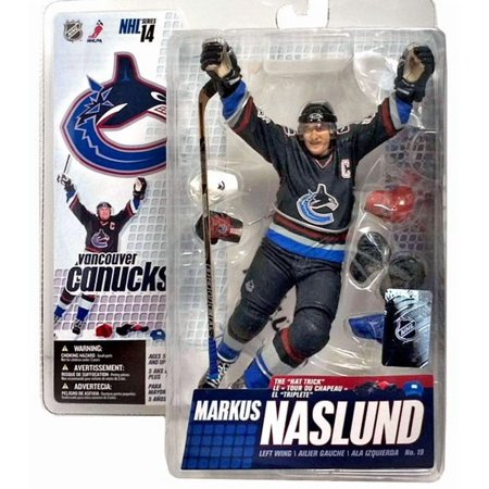 NHL Series 14 Markus Naslund Action Figure Vancouver Canucks #19 Blue & Green price history on PriceWatchPro
