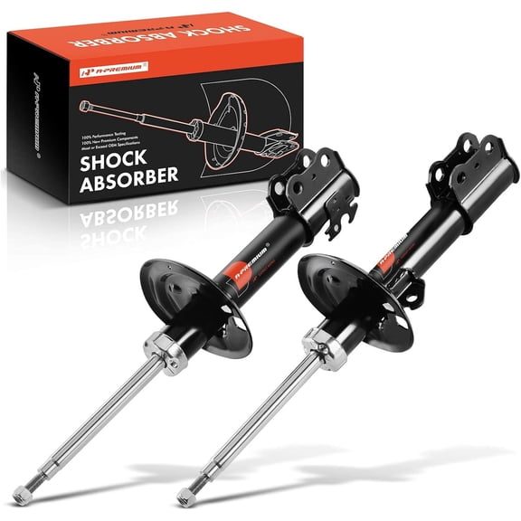 A-Premium Front Pair [2] Strut Assembly Compatible with Toyota Yaris 2016-2018, Driver and Passenger Side