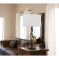thumbnail image 5 of HomeRoots 30" Bronze Metal Table Lamp With Off White Drum Shade, 5 of 6