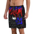 thumbnail image 5 of Jean Michel Basquiat Mens Swim Trunks Quick Dry Board Shorts with Mesh Lining, Breathable Fit Beach Shorts Swimwear Bathing Suits, 5 of 5