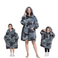 thumbnail image 1 of Manta Ropa de invierno Pijamas con capucha de dibujos animados Suéter cálido Manta de televisión perezosa Suéter grueso de gran tamaño, 1 of 6