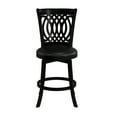 thumbnail image 5 of Hillsdale Furniture Van Draus Wood Counter Height Swivel Stool with Black Vinyl Seat, 5 of 16