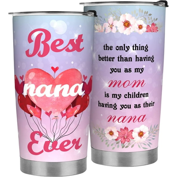 Best Mom Ever Gift | Stainless Steel Insulated Tumbler with Lid and 2 steel Straws 1 Brush | Engraved Travel Coffee Mug | Mom Birthday Gifts from Daughter and Son | Mother''s Day Gifts for Mom