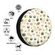 thumbnail image 4 of Fotbe Sushi and Rolls Funda de Llanta de Repuesto con Estampado, Engrosada, Ajuste Universal para Jeep, Remolque, RV, SUV, Camión-15 inch, 4 of 6