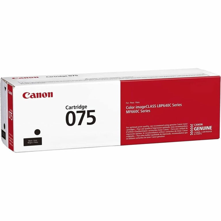 Canon 075 Original Laser Toner Cartridge, Black Pack - Walmart.com