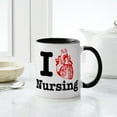 thumbnail image 4 of CafePress - I Heart Nursing Mug - 11 oz Ceramic Mug - Novelty Coffee Tea Cup, 4 of 4