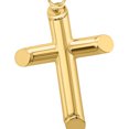 thumbnail image 2 of Dije De Cruz Tubular Oro 10 k Joyeria M De Leon Dije De Cruz, 2 of 2