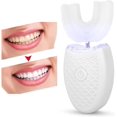 thumbnail image 4 of Rebirth Cepillo de dientes para adultos, Cepillo de dientes eléctrico para adultos En forma de U Automático 360 Blanqueamiento dental Limpieza Cepillo de dientes Cuidado bucal Herramienta de, 4 of 5