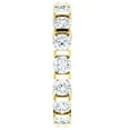thumbnail image 4 of Pompeii 2 1/2 Ct Lab Grown Diamond Bar Set Eternity Ring 14k Yellow Gold (H/I,VS2-SI1), 4 of 4