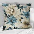 thumbnail image 2 of Designart "Beachy Blue Hydrangea Calm III" Floral Printed Throw Pillow, 2 of 5