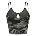 thumbnail image 2 of Womens Tank Tops Camouflage Sleeveless Backless Spaghetti Strap O Neck Racerback Vest Grey Summer Clothes Teen Girls L, 2 of 6