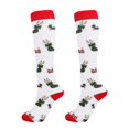 thumbnail image 3 of 3 Pairs Christmas Compression Socks for Women & Men Circulation 15-20 mmHg - Better Blood Flow, Swelling , Best Support for Medical, Running, Nursing,Christmas Gifts for Nurses Travel Pregnancy, 3 of 6