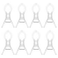 thumbnail image 2 of Yuangui 8 Clear Beach Towel Clips Laundry Clip Windproof Clothes Pegs, 2 of 10
