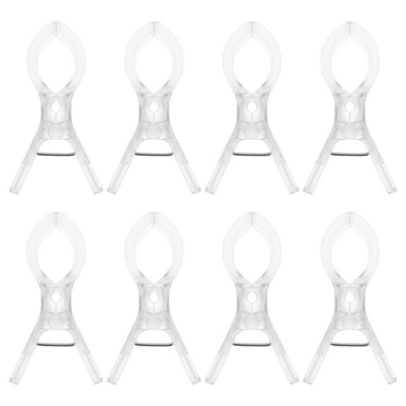 HEMOTON 8 Pcs Windproof Clothespin Multi-functional Clips